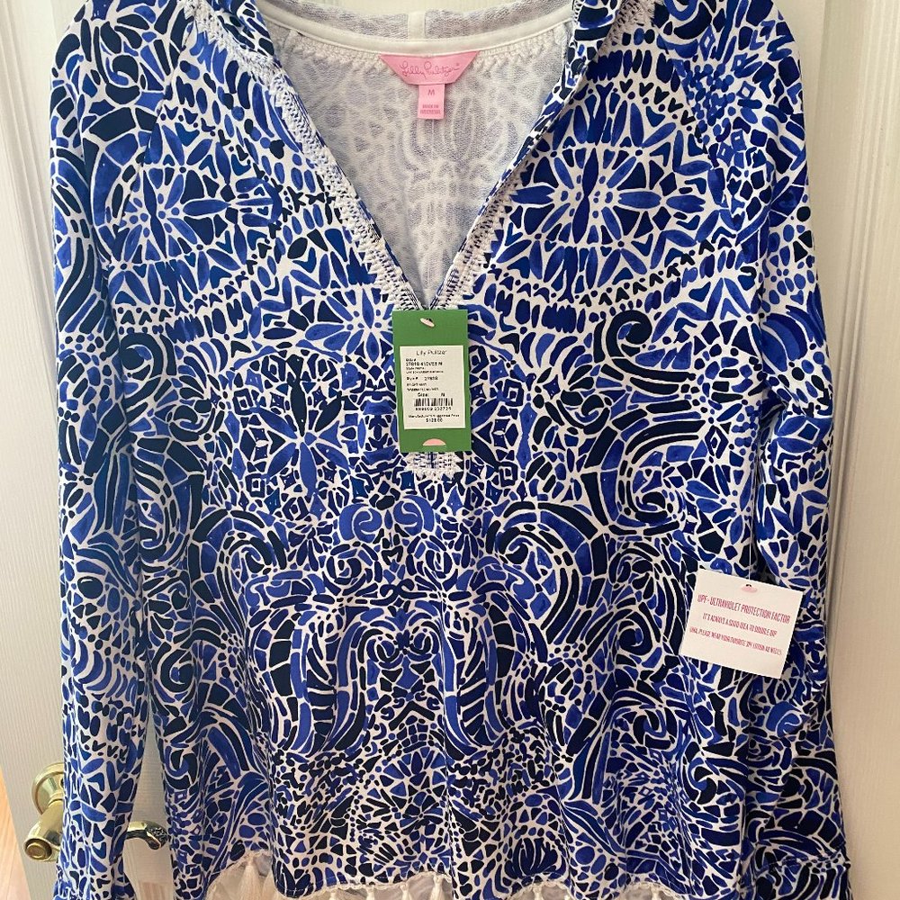 Lilly Pulitzer, Size M, UPF 50+ Harmon Hoodie